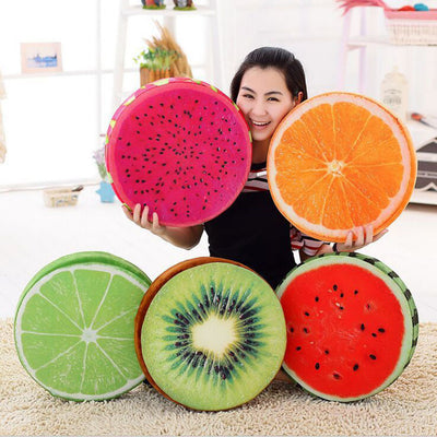 Fruity Plush 3D Pillows