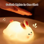 Soft Glow Rabbit Night Lamp