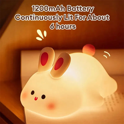 Soft Glow Rabbit Night Lamp