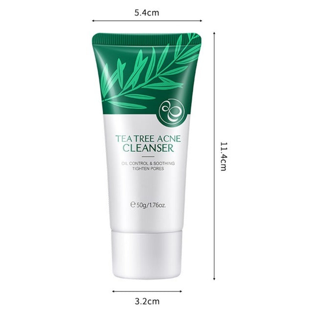 Tea Tree Facial Cleanser 50g - Moisturizing & Cleansing